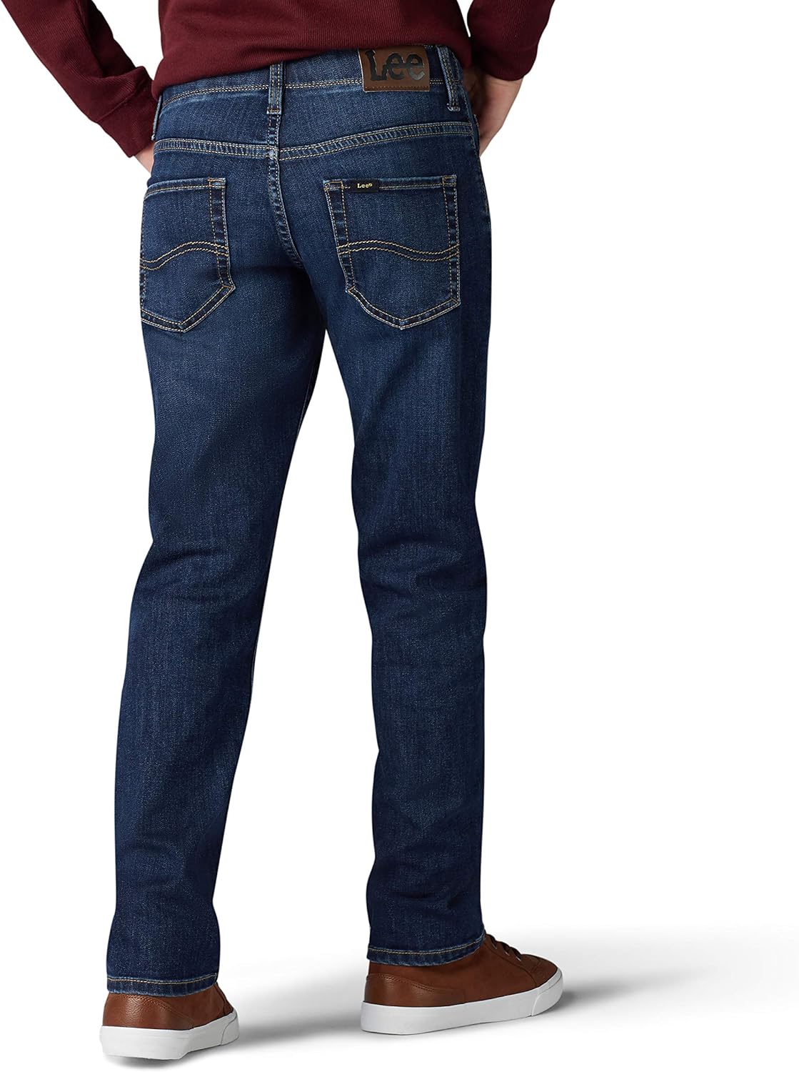 Lee Boys' Performance Series Extreme Comfort Straight Fit Jean: Clothing