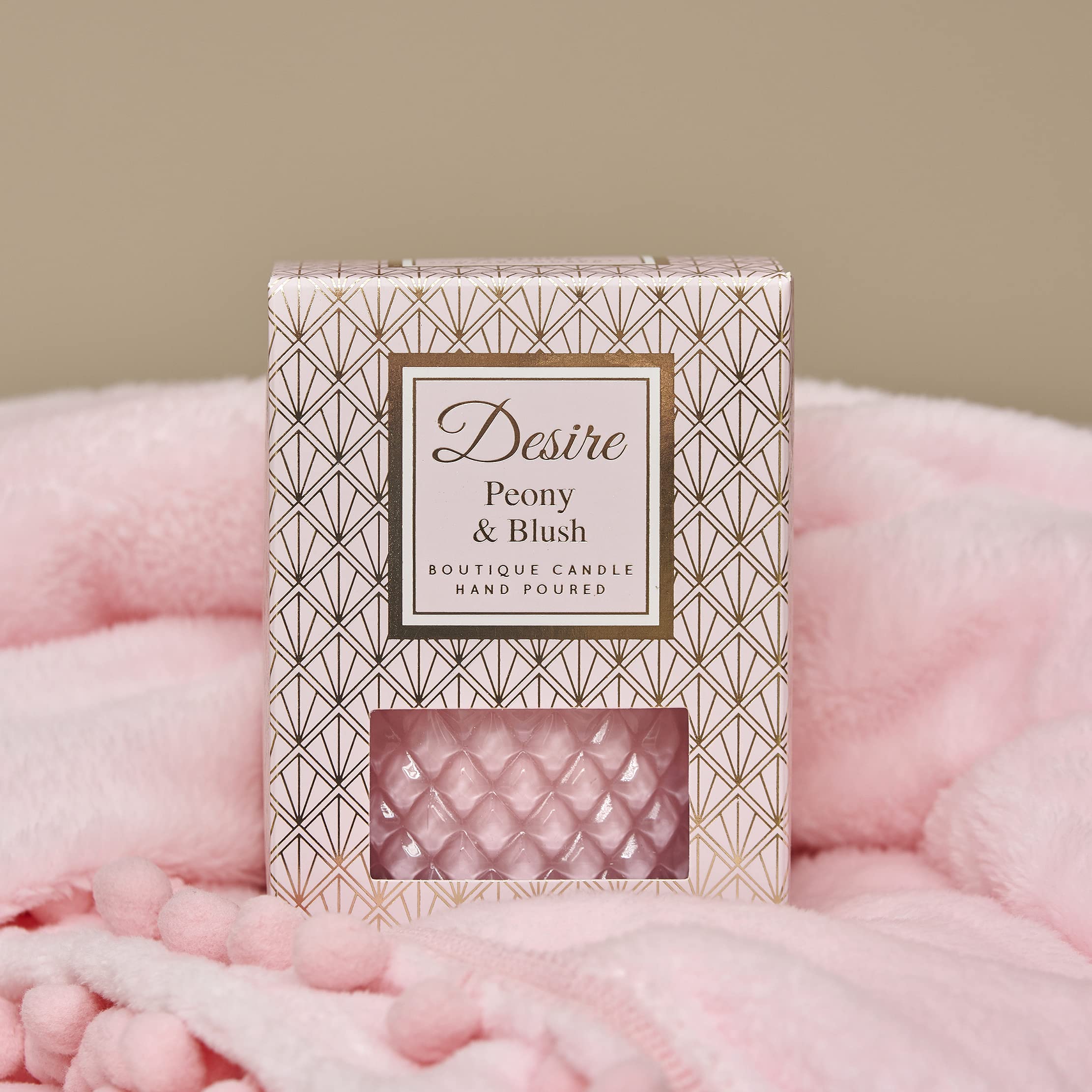 L&P LP45408 Peony & Blush Candle Jar | For Adults | Multicolor Accessory