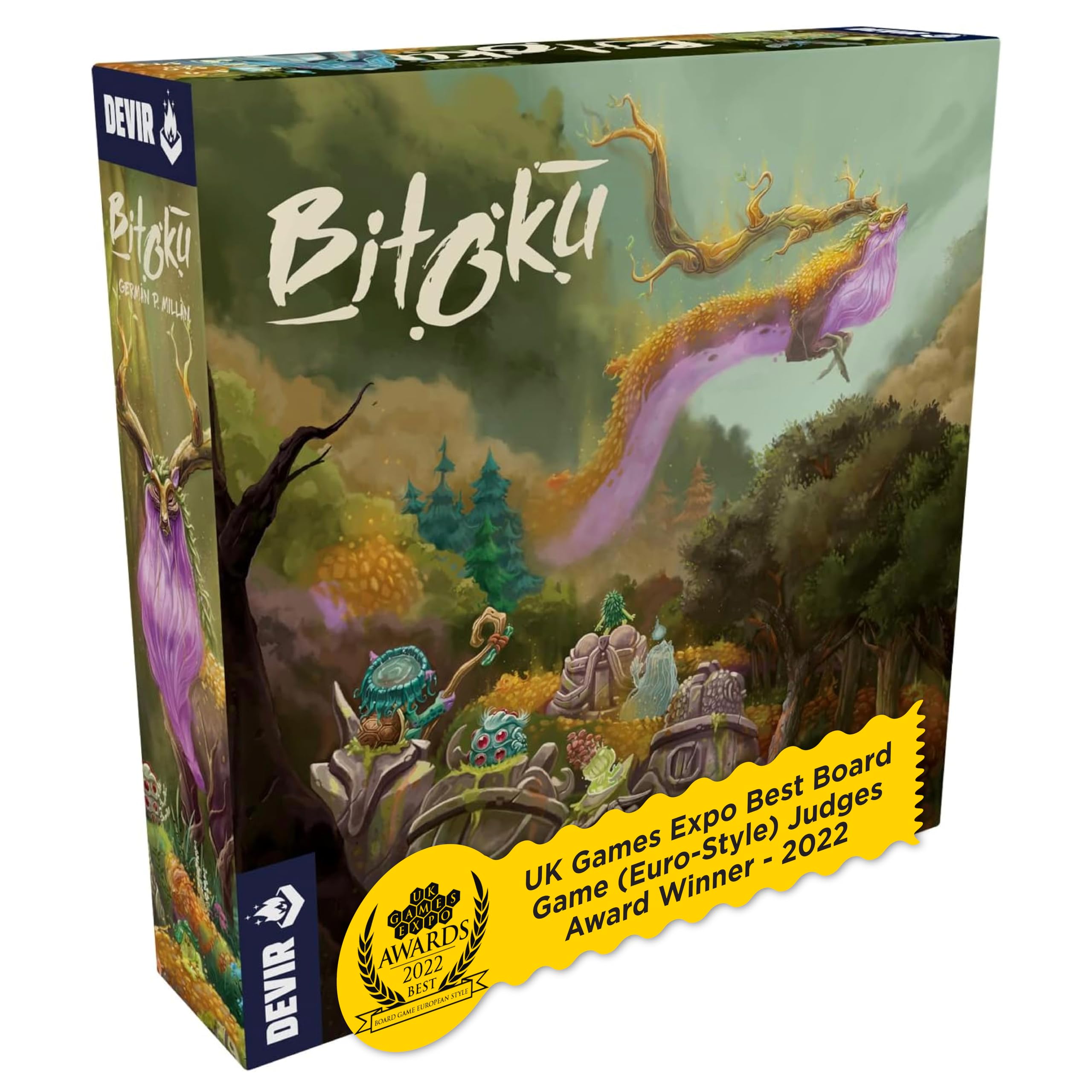 Thames & Kosmos Devir Bitoku, Hand Management and Deck Building Game, Family Games for Game Night, Strategy Board Games for Adults and Teens, For 1 to 4 Players, Age 14+