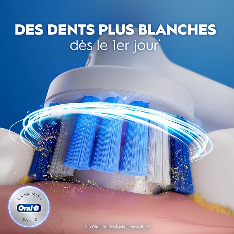 Brossettes de Rechange 3D White, lot de 10, Blanches