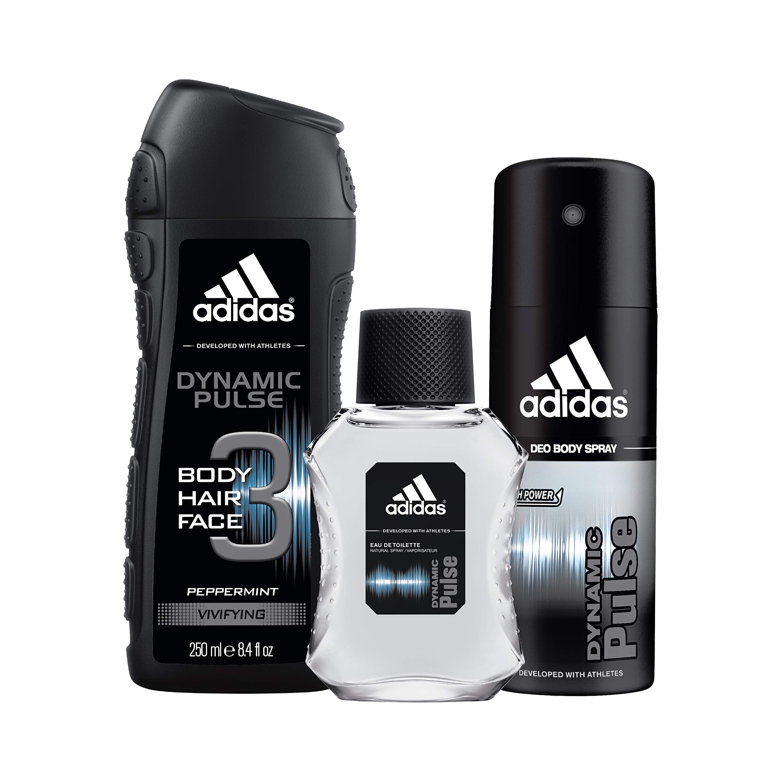 adidas Team Force Gift Set With Body Wash, Eau De Toilette