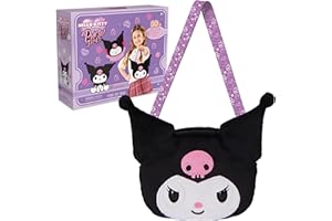 Purse Pets, Sanrio Hello Kitty and Friends, Kuromi Interactive Pet Toy & Crossbody Kawaii Purse, Over 30 Sounds & Reactions, Girls & Tween Gifts