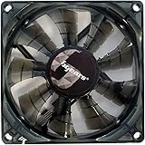 Bgears 80 mm 2 Ball Bearing High Speed High Performance Fan, Translucent Black (b-PWM 80 Black 2Ball)