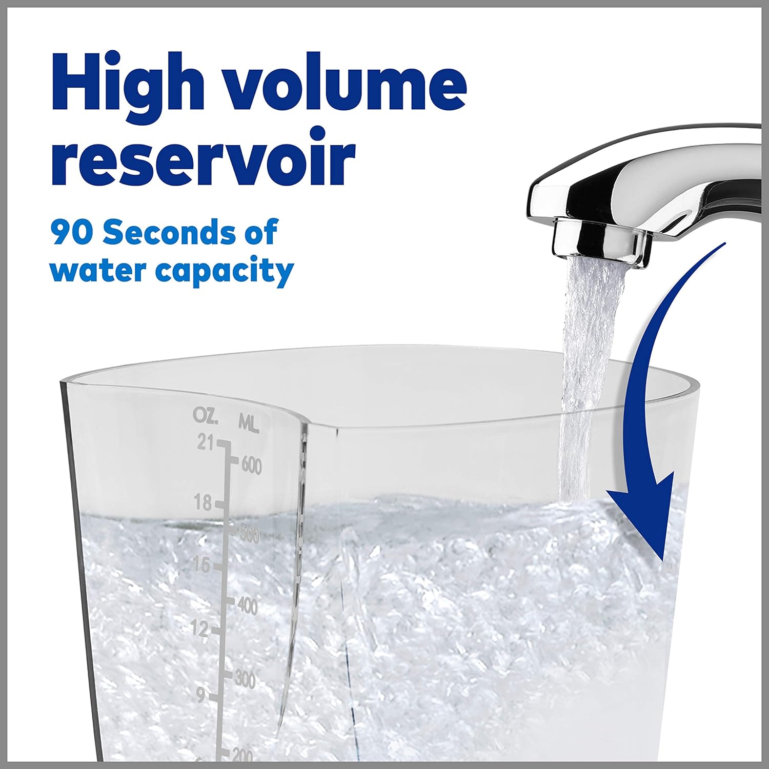 Waterpik WP-660 Water Flosser Electric Dental Countertop Professional Oral Irrigator For Teeth, Aquarius, White: Beauty
