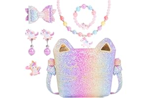 MTGOCHA Mermaid Purse for Little Girls Dress Up Jewelry Little Girl Purses for Kids Mermaid Toys for Girls Bags Play Jewelry