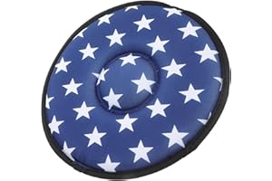 COHEALI Portable Outdoor Swivel Stool Seat Cushion, Foldable Beach Chair Pad with Telescoping Stool