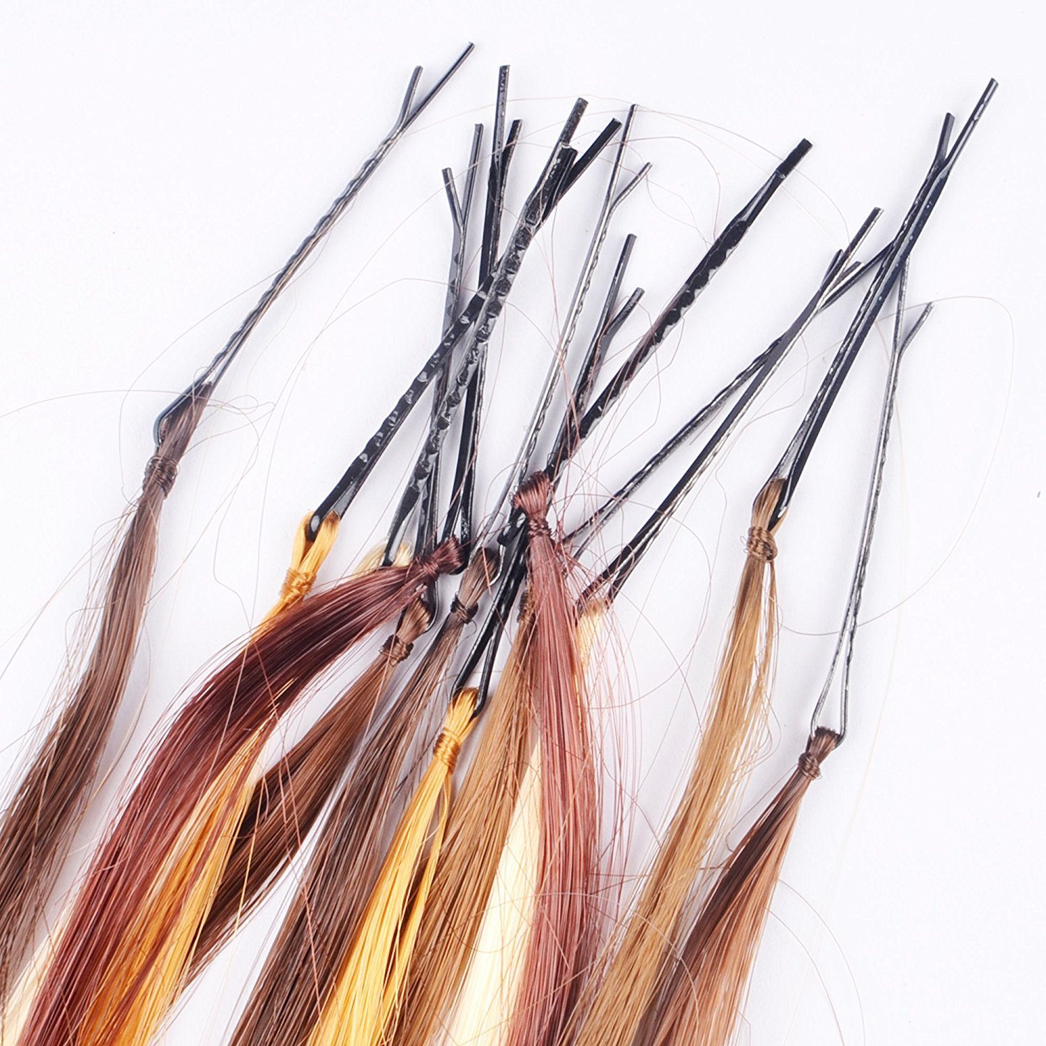 Baal Set Of 12 Pcs Colored Hair Extension With Pins In Straight