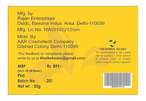 bhai ke heere anti acne cream