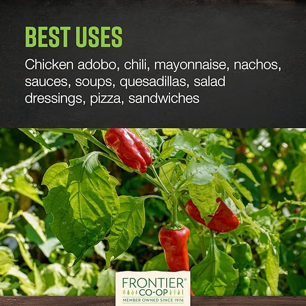 FRONTIER CO-OP GROUND CHIPOTLE, 2.15 OUNCE, DRIED, SMOKED PEPPERS, RICH AROMA, SMOKEY & EARTHY FOR SOUTHWEST & MEXICAN FOODS