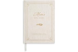 &AND PER SE ⩓ Per Se Mom's Journal-Ask Me What You Want, Mom Gifts and Book Lovers Gifts with Thoughtful Prompts, Questions- Journals for Women (Beige)