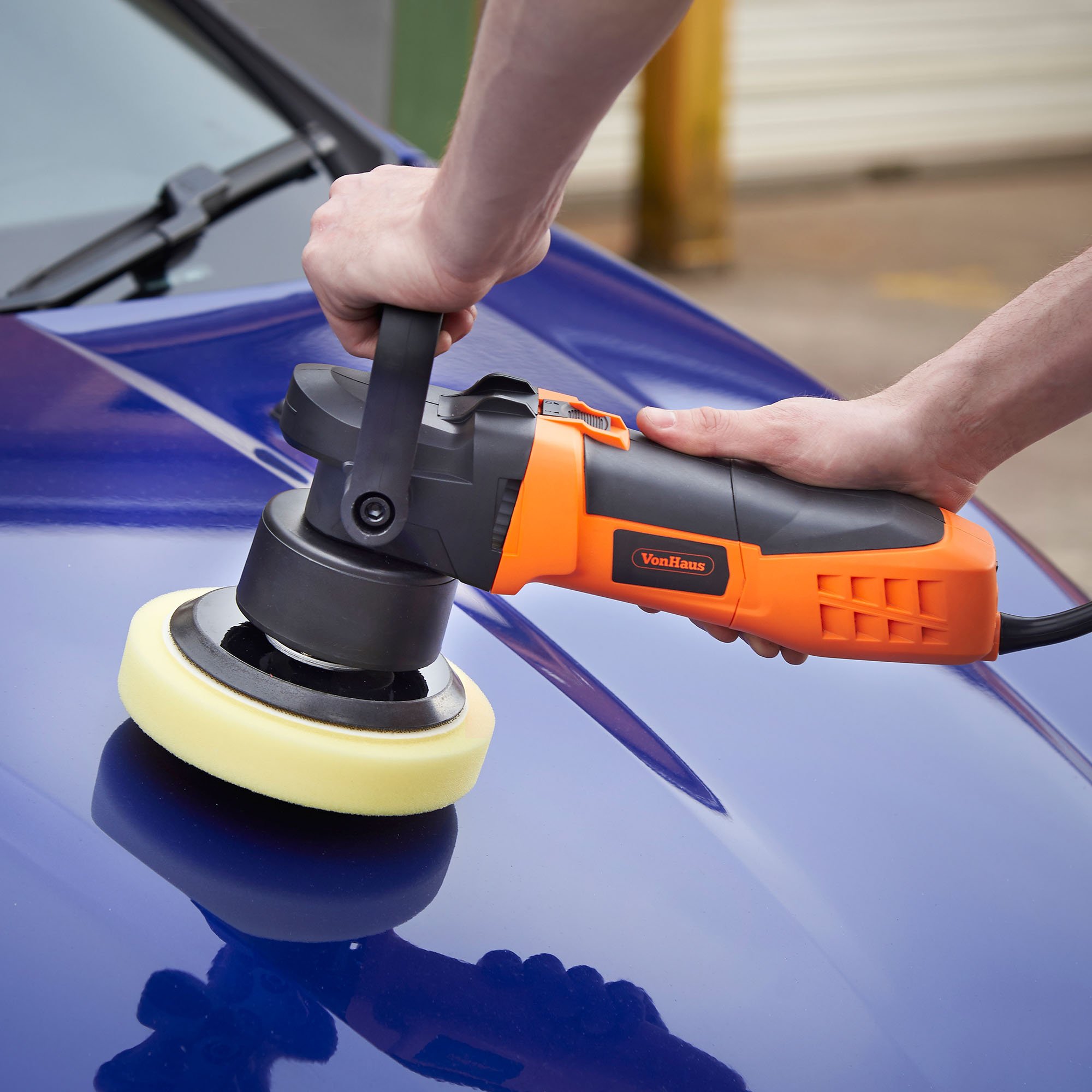 VonHaus Dual Action Polisher Kit Random Orbit Polishing Machine 600W