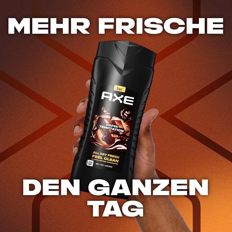 3-in-1 Duschgel & Shampoo Dark Temptation XL x 400 ml