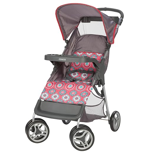 Cosco Lift and Stroll Convenience Stroller, Posey Pop
