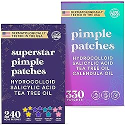 Livaclean 240 CT Star Pimple Patches for Face + 330