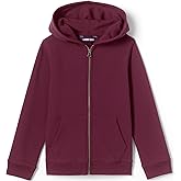 Lands' End School Uniform Kids Zip Front Sweatshirt