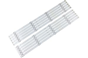PANMILED 10 Pieces LED Backlight Strips for LG 55'' TV 55UJ6300-UA 55LJ5500 55LJ55_FHD 55UJ63_UHD EAV63632405