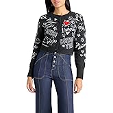Cinq à Sept Womens Love Doodles Millie Cardigan