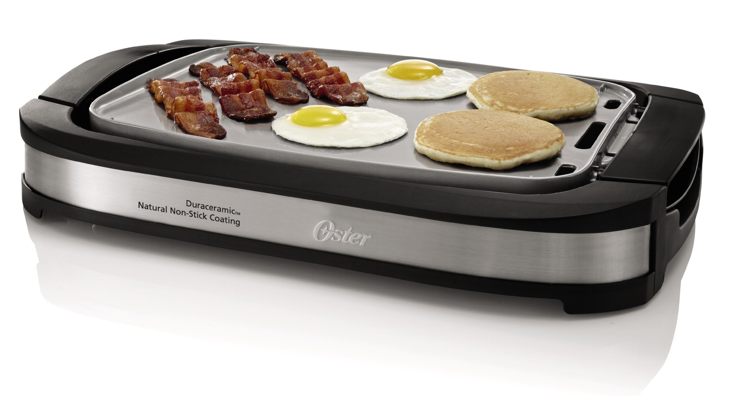 Oster Titanium Infused DuraCeramic Reversible Grill/Griddle, Black eBay