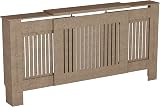 Vida Designs Chelsea Radiator Cover Unfinished Adjustable H82xW140-204xD20.5cm view 9