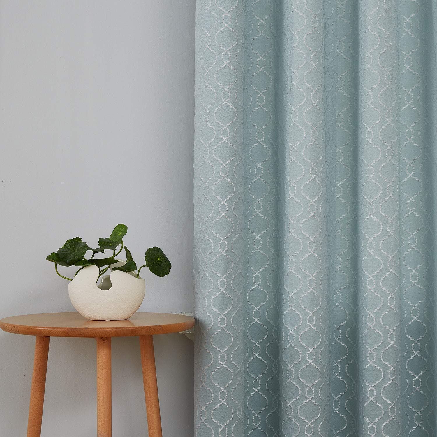 ojales 2 piezas 132 x 138 cm negro cortinas