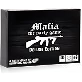 Mafia Party Game Deluxe Edition, for 7 to 30 Players, Ages 13+ | Uncover hidden identities, outsmart opponents, and survive the night in this thrilling social deduction party game