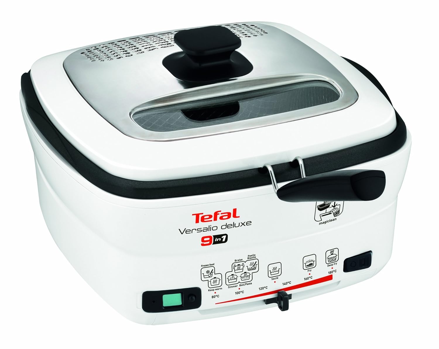 Tefal FR Solo L W Color blanco Freidora L  kg °C