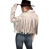 PRETTYGARDEN Women's Fringe Faux Suede Leather Jackets Fall Fashion 2026 Tassel Motorcycle Cropped Coats