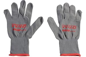 VViViD Grey Professional Vinyl Wrap Anti-Static Applicator Glove PAir (VALUE PACK - 6 Pairs)
