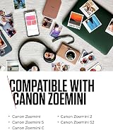 Canon ZINK Photo Paper 2x3 Sticky-Backed 100 Sheets 5x7.6cm Sticker Paper view 7