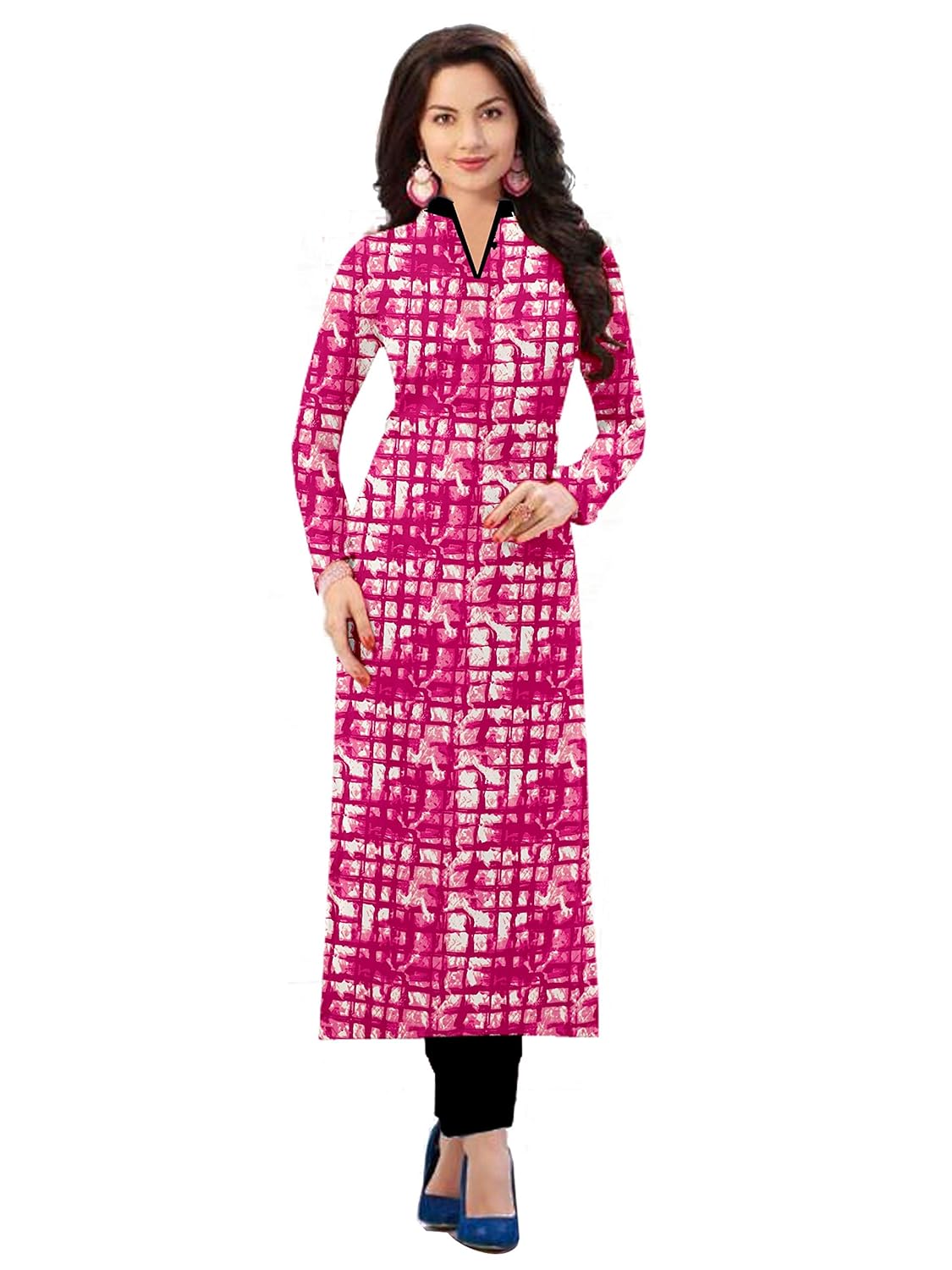 pramukh fashion women's cotton semi-stitched kurti(1029.1024.1025_multicolour_free size)