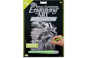 ROYAL & LANGNICKEL Royal and Langnickel Silver Engraving Art, Penguins