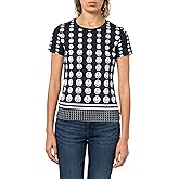 Nautica Womens Solid Short Sleeve Crew Neckline T-Shirt