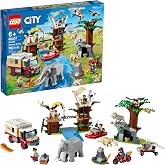 LEGO City Wildlife Rescue Camp 60307 Building Kit; Animal Playset; Top Toy for Kids Aged 6 and Up; New 2021 (503 Pieces)