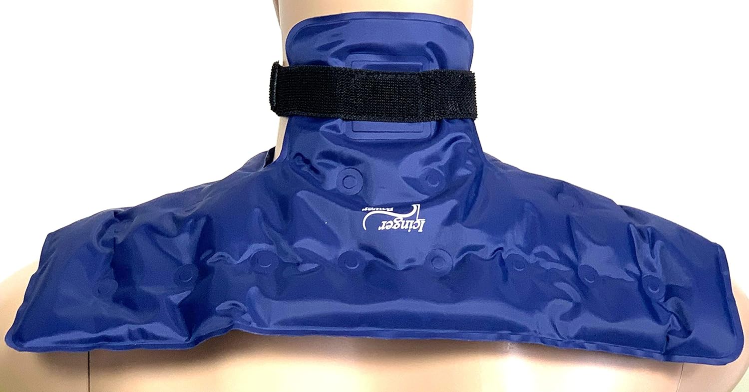 Neck Hot Cold Ice Pack Wrap - High Amount of Gel for High Efficiency - Confortable Nylon Wrapping Which Doesn't Leak - Image 3