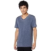 Lucky Brand Mens Venice Burnout V Neck Tee