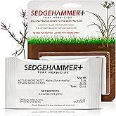 Sedgehammer Plus Turf Herbicide, Purple &amp; Yellow Nutsedge Killer, 2pk | Lawns with Pre-Mixed Surfactant, Lawn &amp; Pet Safe Weed Killer Mix, for Residential Use