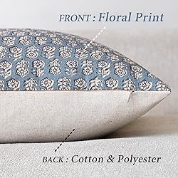 Foindtower Set of 2 Decorative Neutral Floral Print