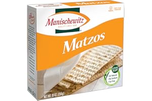Manischewitz Unsalted Matzo, 10-ounce Boxes (Pack of 8)