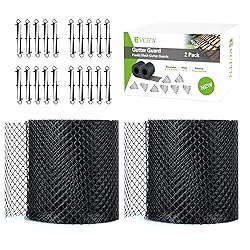 Evcitn Plastic 2-Pack Gutter Guard Mesh Roll