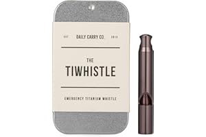 DAILYCARRYCO. TiWhistle - Titanium Emergency Whistle (Light Purple)