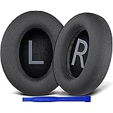 SOULWIT Micro Suede Replacement Earpads for Bose 700 (NC700) Wireless Headphones, Ear Pads Cushions with High-Density Noise Cancelling Foam, Added Thickness - Black