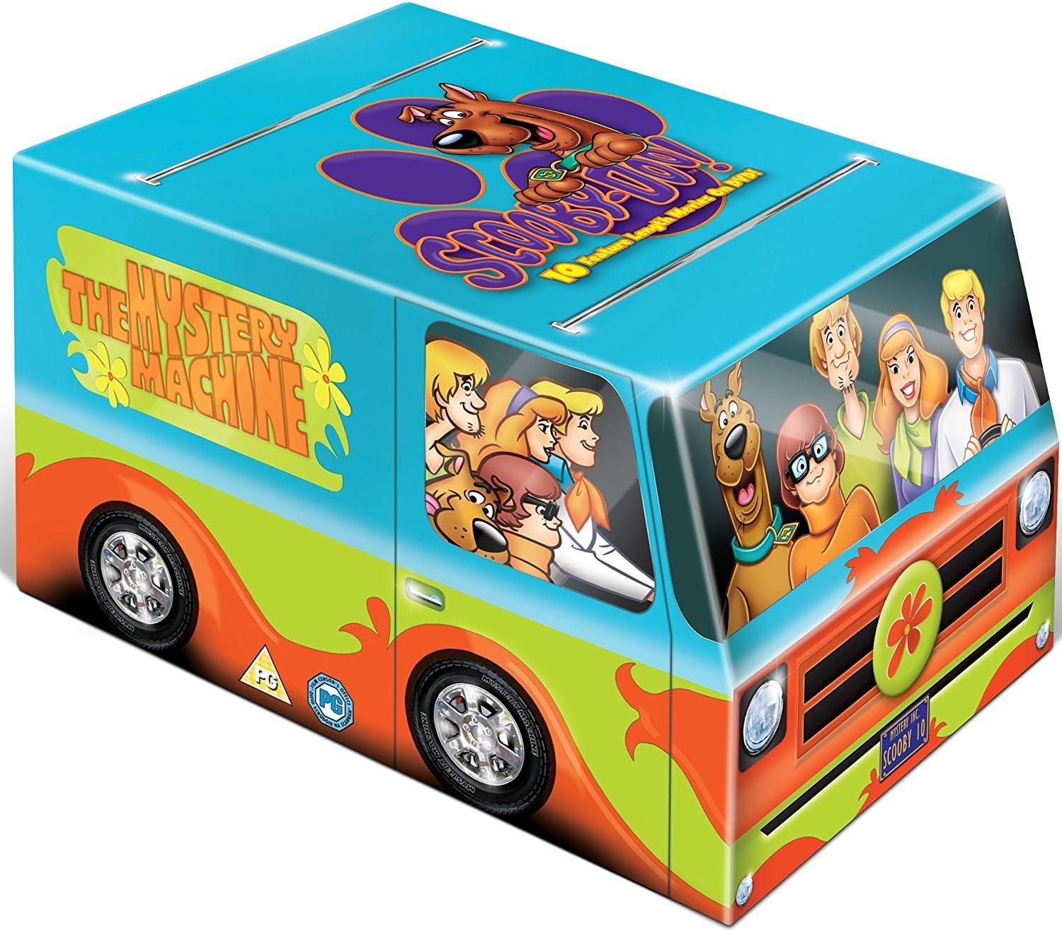 ScoobyDoo The Mystery Machine 10 Film Collection DVD 2002 2011