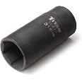 WINTOOLS 36mm 1/2 Drive 6-Point Axle Nut Socket - Impact Grade For Removal & Installation