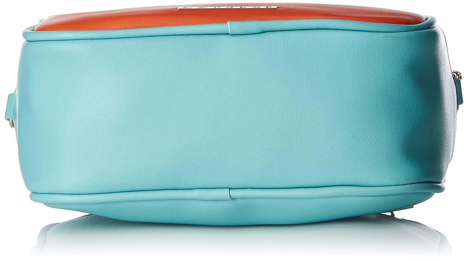 caprese shally women's sling bag (orange and grey)