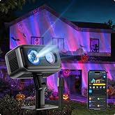 Govee Outdoor Projector Light, Upgraded Aurora Star Projector for Yard | 50+ Scene Modes with 16 RGB Patterns for Indoor &amp; Outdoor Holiday Display, Work with Alexa, Google, Matter, IP65 Waterproof