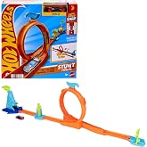 Hot Wheels Stunt Track Loop Flag Finish