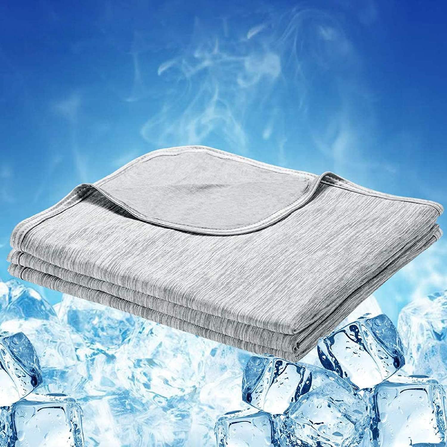 Luxear Cooling Blanket for Summer Throw Blanket With Arc-Chill 3.0 Technology Keep Cool for Sofa Bed Comfort Soft Nap Blanket Fabric Breathable Adult Baby Children