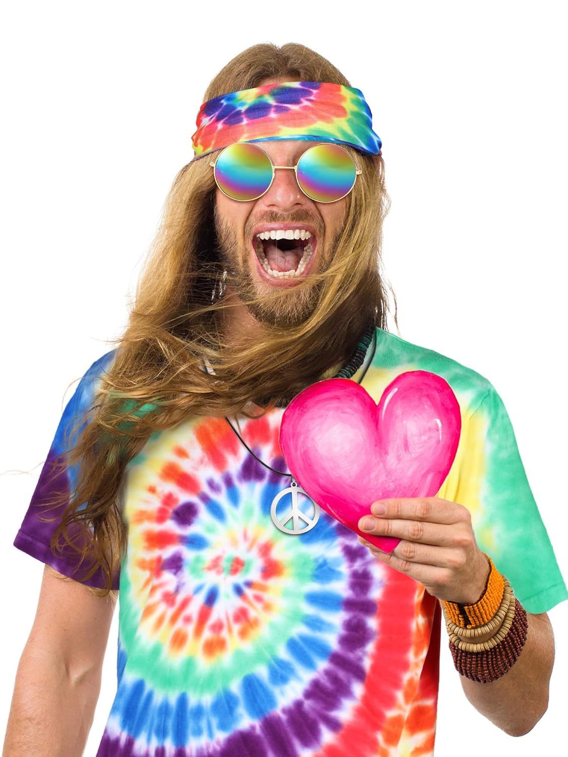 60s 70s Men's Costumes Hippie, Disco, Beatles