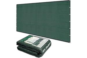 90% Shade Cloth 10x20 ft Sunblock Mesh Tarp, Heavy Duty Garden Sun Shade Fabric with Grommets Every 20’’, UV Resistant Breath