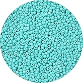 Yholin 5000pcs Green Glass Seed Beads Bulk, Small Tiny Waist Spacer Beads for Bracelet, Necklace Jewelry Making, DIY Craft Projects(3mm 8/0)